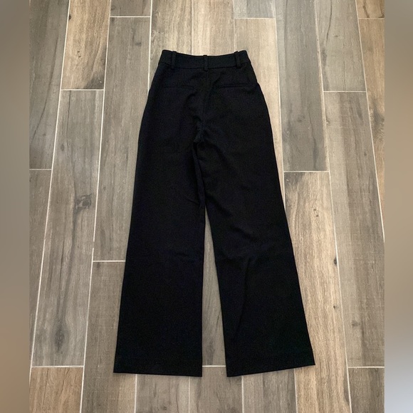 NEW Favorite Daughter The Favorite Pants Black High Waist Wide Leg Size 10 - Picture 4 of 8